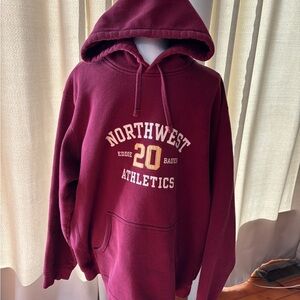 Eddie Bauer Men's Maroon Hoodie